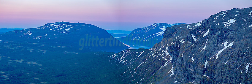 Fra Bergsfjellet Øst Gilafjellet, Helin og Grindane.