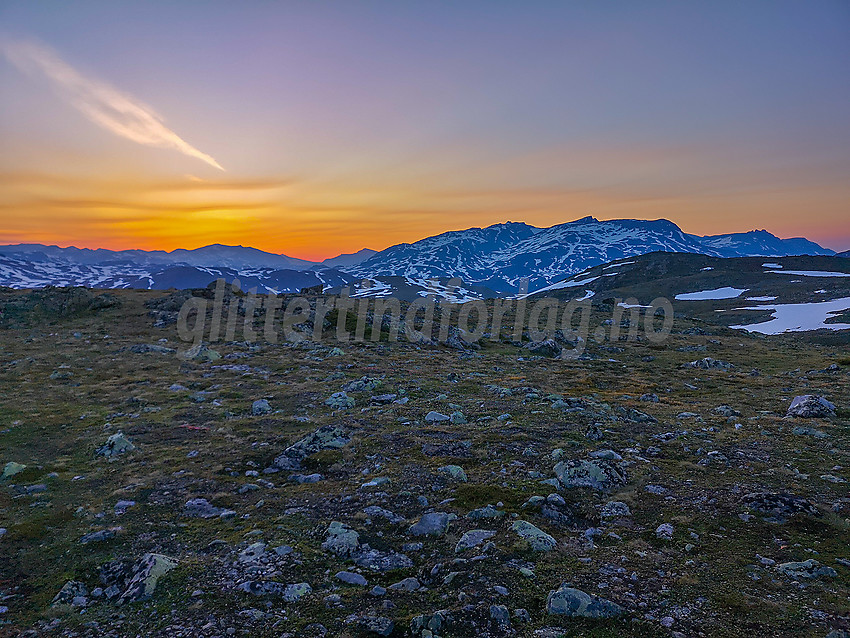 Sommermorgen på Utsikten mot bl.a. Surtningssue.