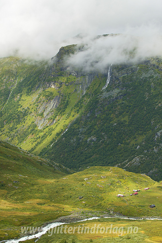 Klypenosi sør på Nosafjellet sett fra dalmunnen på Ringsdalen.