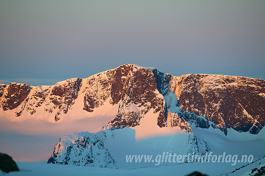 Vestre Kalvehøgde (2208 moh) sett fra Høgdebrotet.