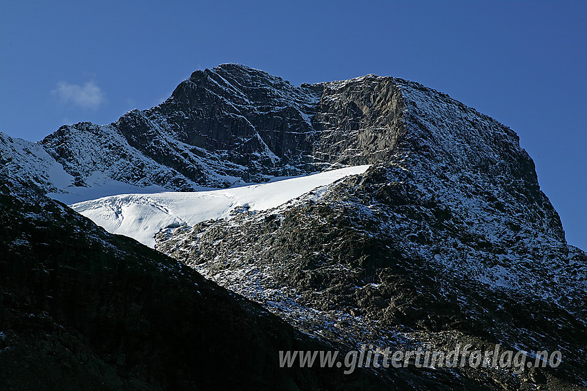 Mesmogtinden (2264 moh) sett fra Svartdalen i øst.