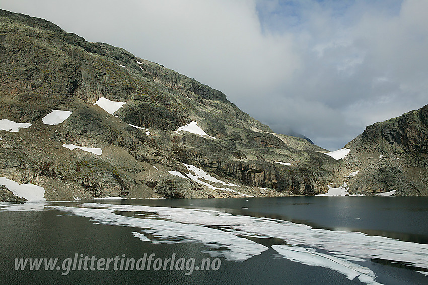 Ved Øvre Langedalstjednet mot Langedalsbandet.