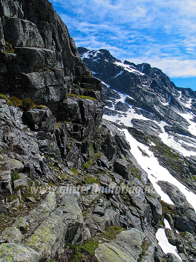 Berges Chausse på vei bort til Slingsbybreen.