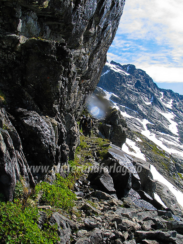 Berges Chausse på vei bort til Slingsbybreen.